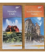 2 AAA maps, Southwestern States 2013, Nevada Utah 2012 - $10.71 CAD