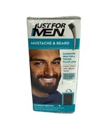 Just For Men Mustache &amp; Beard M50 Darkest Brown Color Pack of 3 Sealed - $576.51 MXN