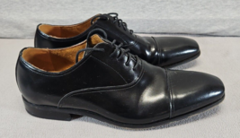 Florsheim Mens Captoe Black Dress Shoes Size 10 D (A2) - £29.75 GBP
