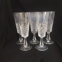 5 Waterford Ireland Crystal Kenmare Fluted Champagne Cut Glass Glasses 8... - £213.40 GBP