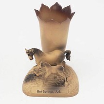 Horse and Chicken Bud Hot Souvenir Vase Arkansas Springs-
show original ... - $31.69