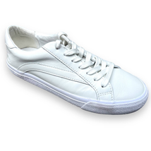 Madewell Women&#39;s 8 Sidewalk Low-Top White Leather Sneakers L3243 - £36.82 GBP