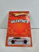 Hot Wheels &#39;68 Mercury Cougar 2009 Valentine&#39;s Silver or Zamac Color Red... - £6.91 GBP