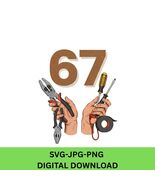 Building Electricians Funny Six Seven 67 Meme Gen Alpha Slang Viral Tren... - €1,66 EUR