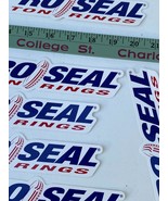 NASCAR Stock Car Vintage Vinyl Racing Decal &quot;Jet Pro Piston Rings&quot; 1990&#39;s - $4.59