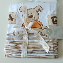 Snuggle Baby Blanket Newborn Girl Boy Gift Birth Christening Teddy Bear Cute - £11.95 GBP