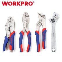 WORKPRO 4PCS Locking Pliers Set Slip-joint Groove Joint Pliers Adjustabl... - $45.59