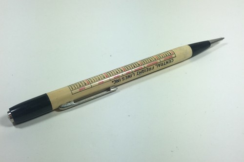 Vintage Central Freight Lines Mechanical Pencil Autopoint USA Made Promo - $30.18