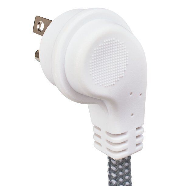 onn. Extension Cord Surge Protector with 1 AC Outlet and 2 USB Ports, 6ft Cord Item image 3