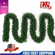 Perfect Holiday 9ft Colorado Pine Artificial Christmas Garland Green Unlit - £12.45 GBP