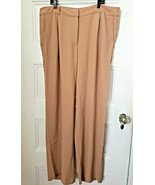 NWT Eileen Fisher Straight-Leg Tencel Viscose Crepe Amber Trousers Size 14 - $108.90