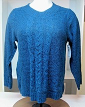 NWT Great Northwest Womens Size 3X Blue Black Heather Sweater A15 - £14.51 GBP