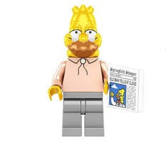 PAPBRIKS Grandpa Simpson The Simpsons Cartoon Custom Minifigure! - £5.79 GBP