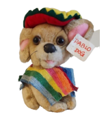 Pablo 10&quot; Plush Chihuahua Dog  w/ Serape, Poncho, Sombrero - $11.40