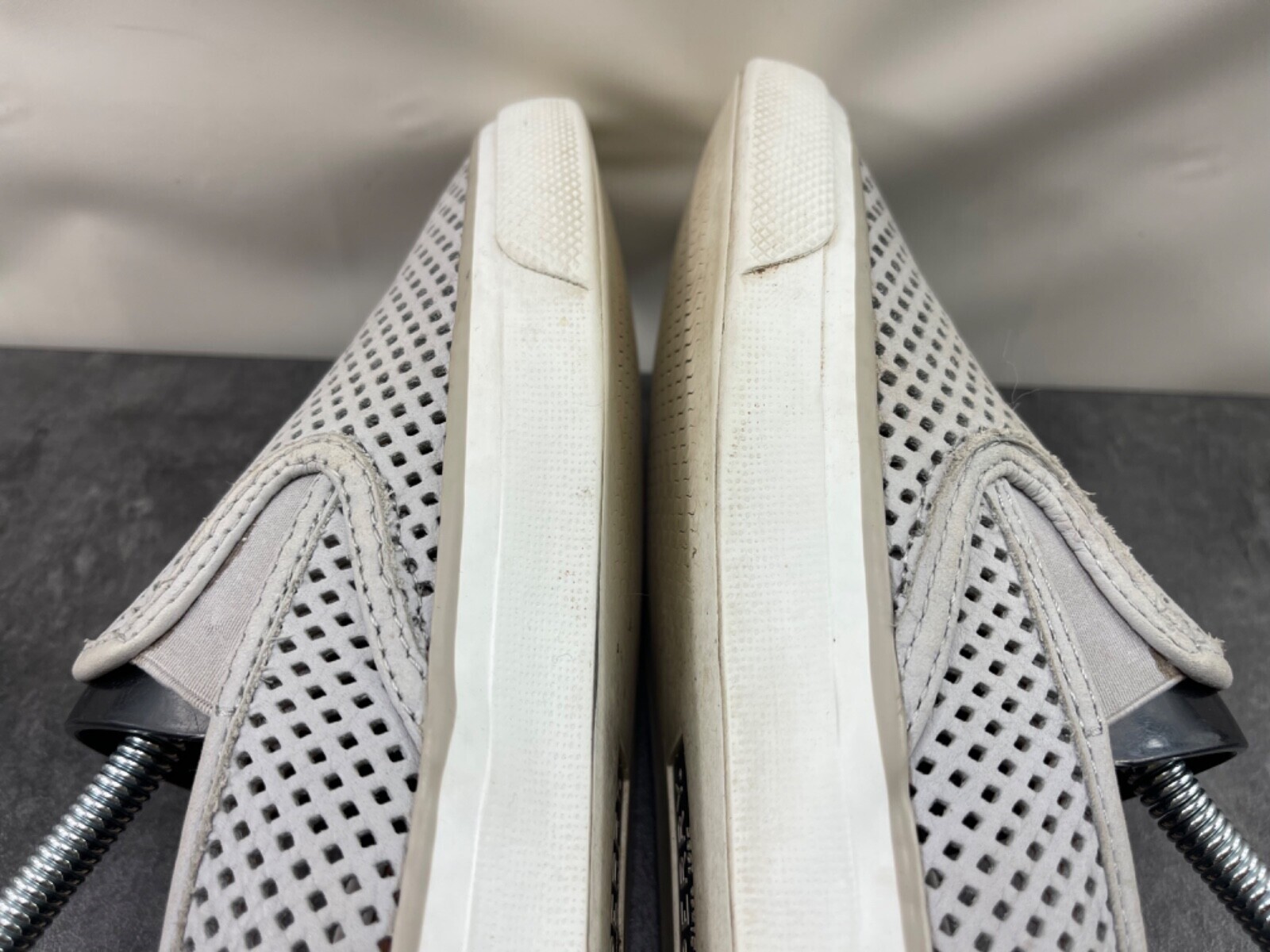 Sperry Top Sider Sneakers Women  8.5 M Seaside Shoes Gray Perforated Leather Item image 14