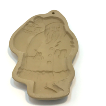 Brown Bag Santa Claus Christmas Cookie Art Mold 1983 Pre-Owned and Used VTG - £10.81 GBP
