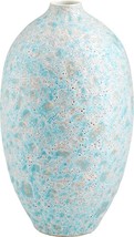 Vase CYAN DESIGN SUMBA Contemporary Cylindrical Body Open Mouth White Accents - £220.67 GBP