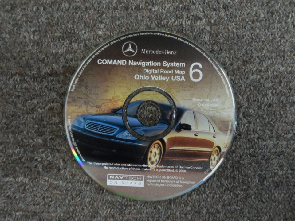 2000 Mercedes NAV COMMAND System Digital Card Ohio Valley CD#6 Factory O... - $11.86