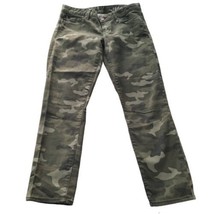Gap 1969 Jeans Womens 30x27 Green Denim Camo Camouflage Always Skinny Tag 30 - £14.94 GBP