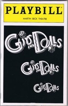 Playbill Guys &amp; Dolls Martiin Beck Theatre 1992 - $9.89
