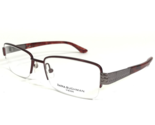 Dana Buchman Eyeglasses Frames ANNICE BU Gray Red Rectangular Half Rim 5... - $39.59