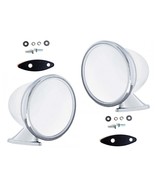 4&quot; Talbot Shelby British Style Fender Door Mounted GT Racing Chrome Mirr... - $76.76 CAD