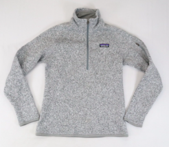 Patagonia Better Sweater Womens Small Gray 1/4 Zip Pullover Fleece Jacke... - $33.20