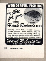 1954 Print Ad Hank Roberts Tru-Fly Shrimp Fishing Lures Boulder,CO - £7.16 GBP