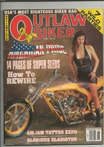 ORIGINAL Vintage June 1991 Outlaw Biker Motorcycle Magazine  - £19.82 GBP