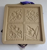 Vtg/NWT 1995 Flower Cut-Apart Brown Bag Cookie Art Mold Craft (Seconds) - $10.89