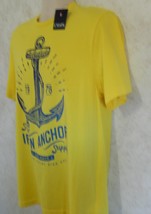 Chaps Nantucket Sailing Club Men&#39;s Tee Shirt Fashion Tee Yellow Size Small - £13.06 GBP