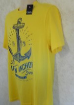 Chaps Nantucket Sailing Club Men&#39;s Tee Shirt Fashion Tee Yellow Size Small - £12.88 GBP