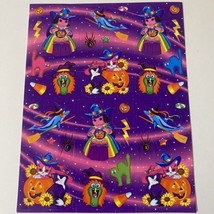 Vintage Lisa Frank Pigmarrella Fortune Teller Kitten Halloween Stickers S319 - £35.37 GBP