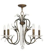 Livex Lighting 51005-71 Serafina Chandelier Hand Applied Venetian Golden... - $12,701.33 MXN