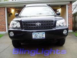 White LED Halo Fog Lamps Light Kit Angel Eyes for 2001-2007 Toyota Highlander - £97.76 GBP