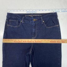 Chicos So Slimming Girlfriend Ankle Sz 0.5 (US 6) Stretch Denim Blue Crop Jeans - £15.97 GBP