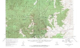 Charleston Peak Quadrangle Nevada 1957 Map Vintage USGS 15 Minute Topographic - £12.62 GBP