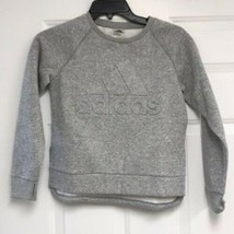 adidas Girl&#39;s Logo Pullover Sweatshirt Size 14 - £20.83 GBP
