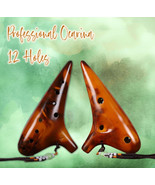 12-Holes Professional Ocarina Alto C. Amber Color, Has a beautiful, Best... - $734.62 MXN+