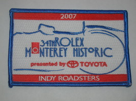 (2007) 34th MONTEREY HISTORIC - INDY ROADSTERS Patch - $40.00