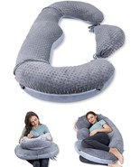 Pregnancy Pillows, Detachable Pregnancy Pillows for Sleeping (Grey &amp; Blue) - £22.85 GBP