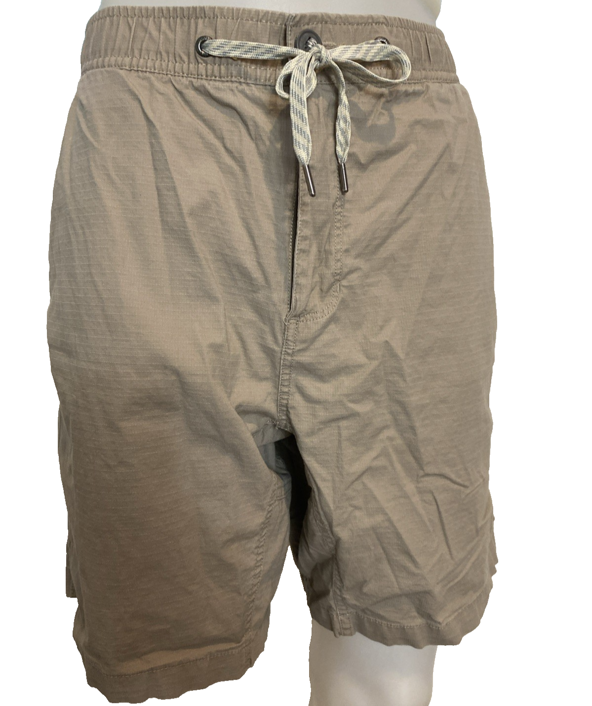 Vuori Tan Cargo Shorts Elastic Drawstring Waist Size XXL - $66.49