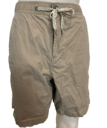 Vuori Tan Cargo Shorts Elastic Drawstring Waist Size XXL - $91.22 CAD