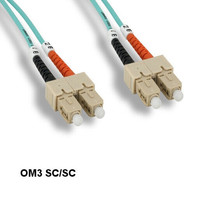 Kentek 5 Meter OM3 50/125 Aqua Fiber Optic Cable SC/SC Multi-Mode Duplex... - $35.25