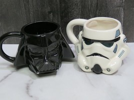 Lucasfilm Star Wars Storm Trooper Darth Vadar Porcelain Mugs Vandor Products  - £23.73 GBP