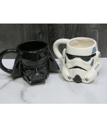 Lucasfilm Star Wars Storm Trooper Darth Vadar Porcelain Mugs Vandor Prod... - £23.30 GBP