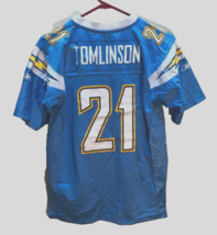 LaDainian Tomlinson #21 S.D. Chargers NFL Boys Blue Sewn Vintage AFC Jersey L - £15.46 GBP