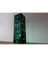 Cyberpunk Night Lamp | Symmetric Design Sci-Fi Contemporary Style LED RG... - $39.80