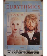 Eurythmics Germany Poster Tour Frankfurt October 22, 1986 Mint The-
show... - $1,651.93 MXN