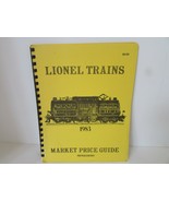 LIONEL TRAINS 1983 MARKET PRICE GUIDE PRE WAR EDITION SPIRAL BOUND  W4 - $134.87 MXN